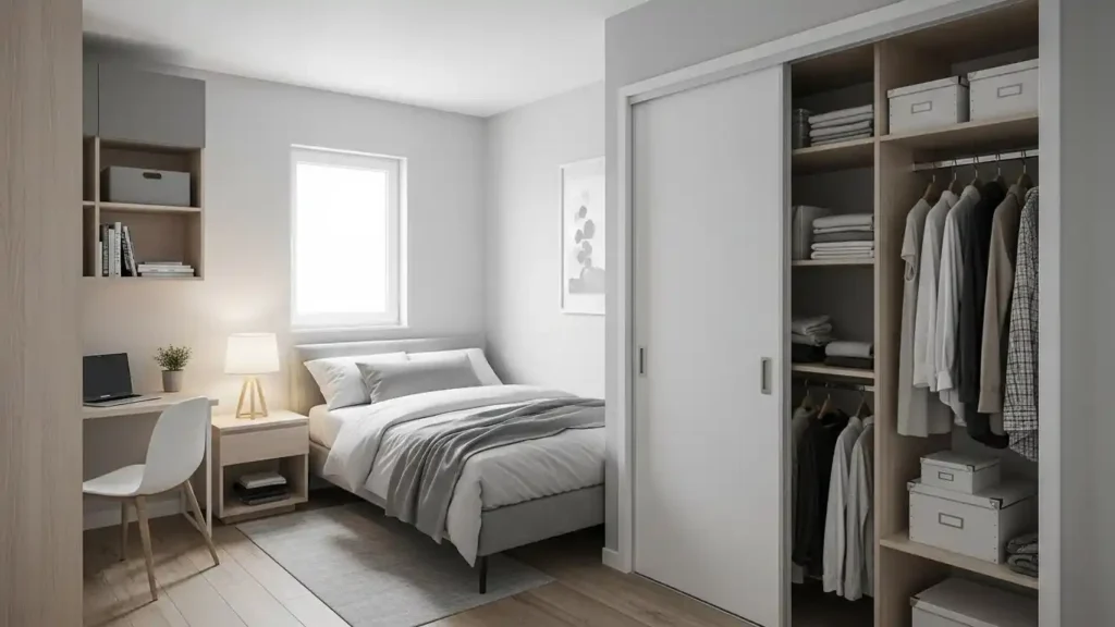 Closet Centered Layout