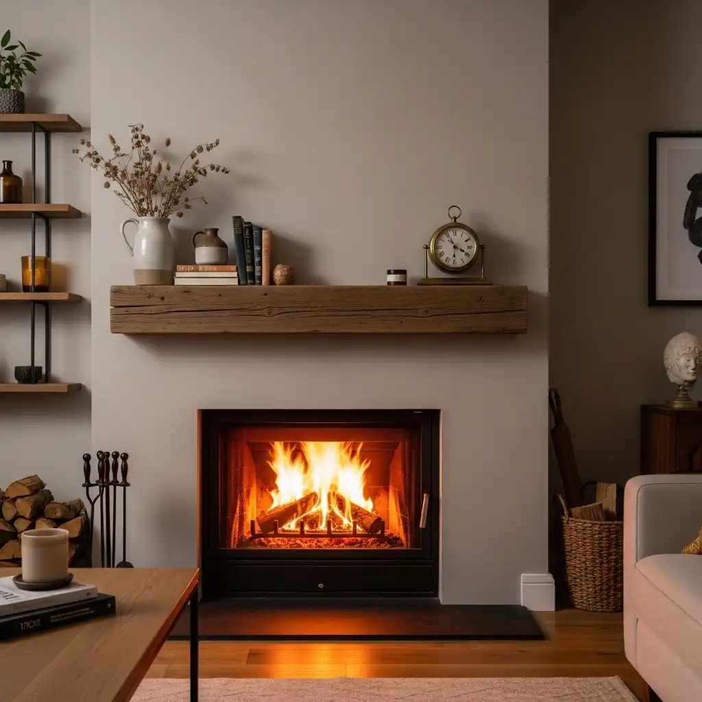 23 Cozy Living Room Ideas for a Warm Home Vibe 11 Cozy Fireplace Focus