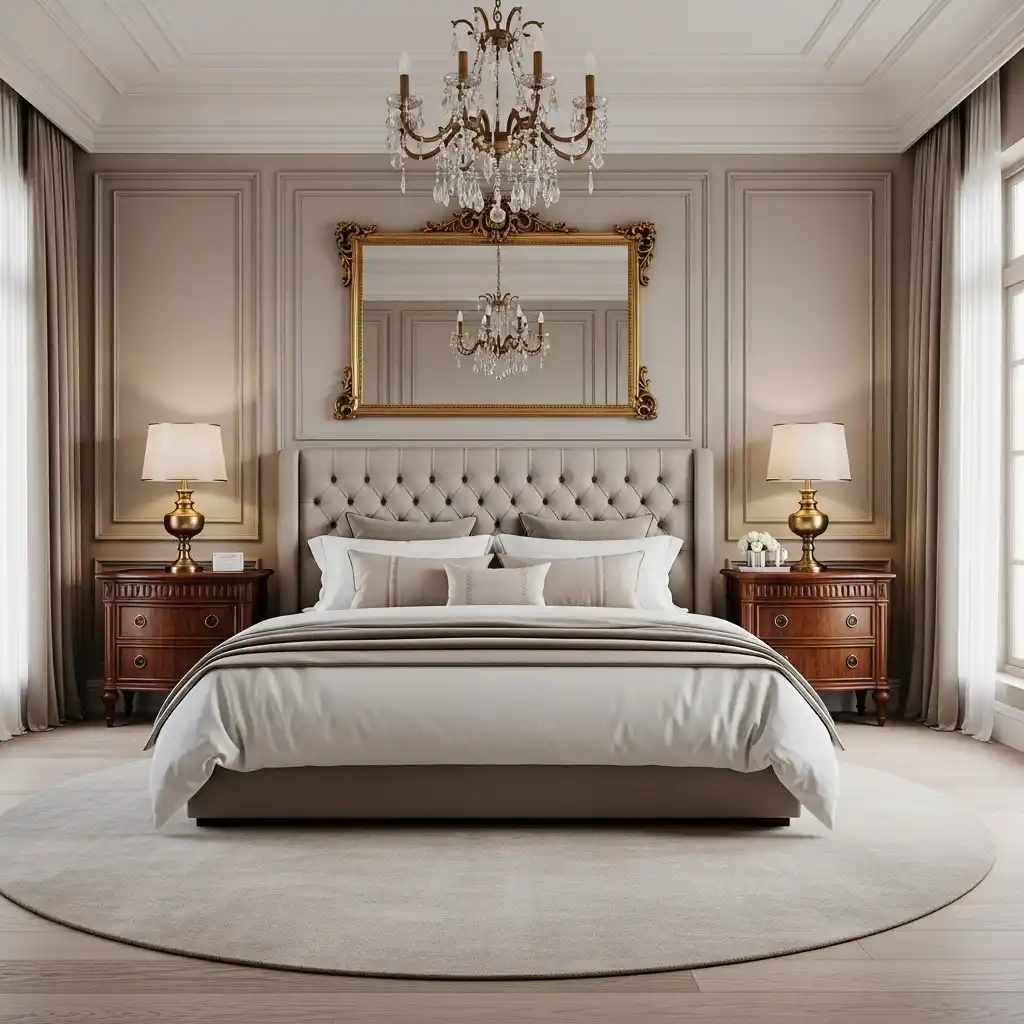 Elegant Bedroom with Symmetry