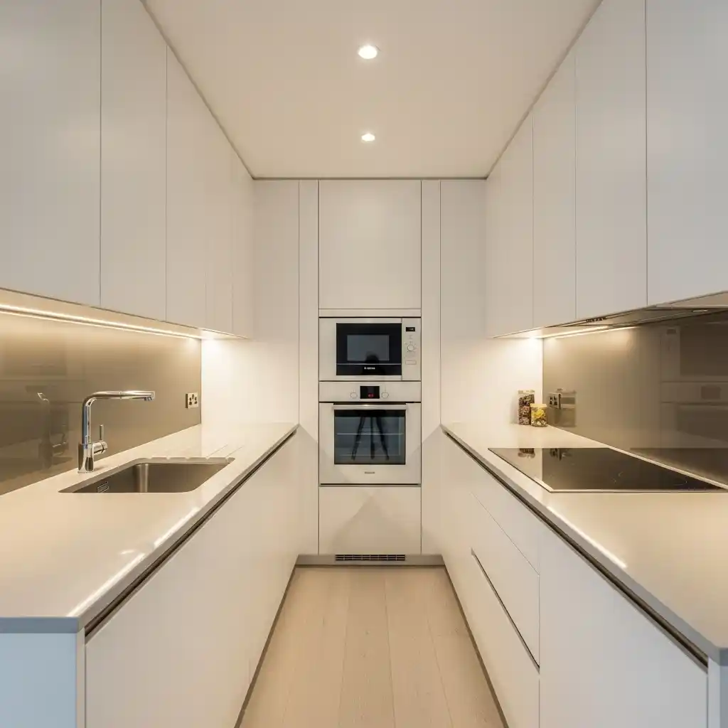 22 Kitchen Layout Ideas to Improve Space Flow 2 Galley Kitchen Layout