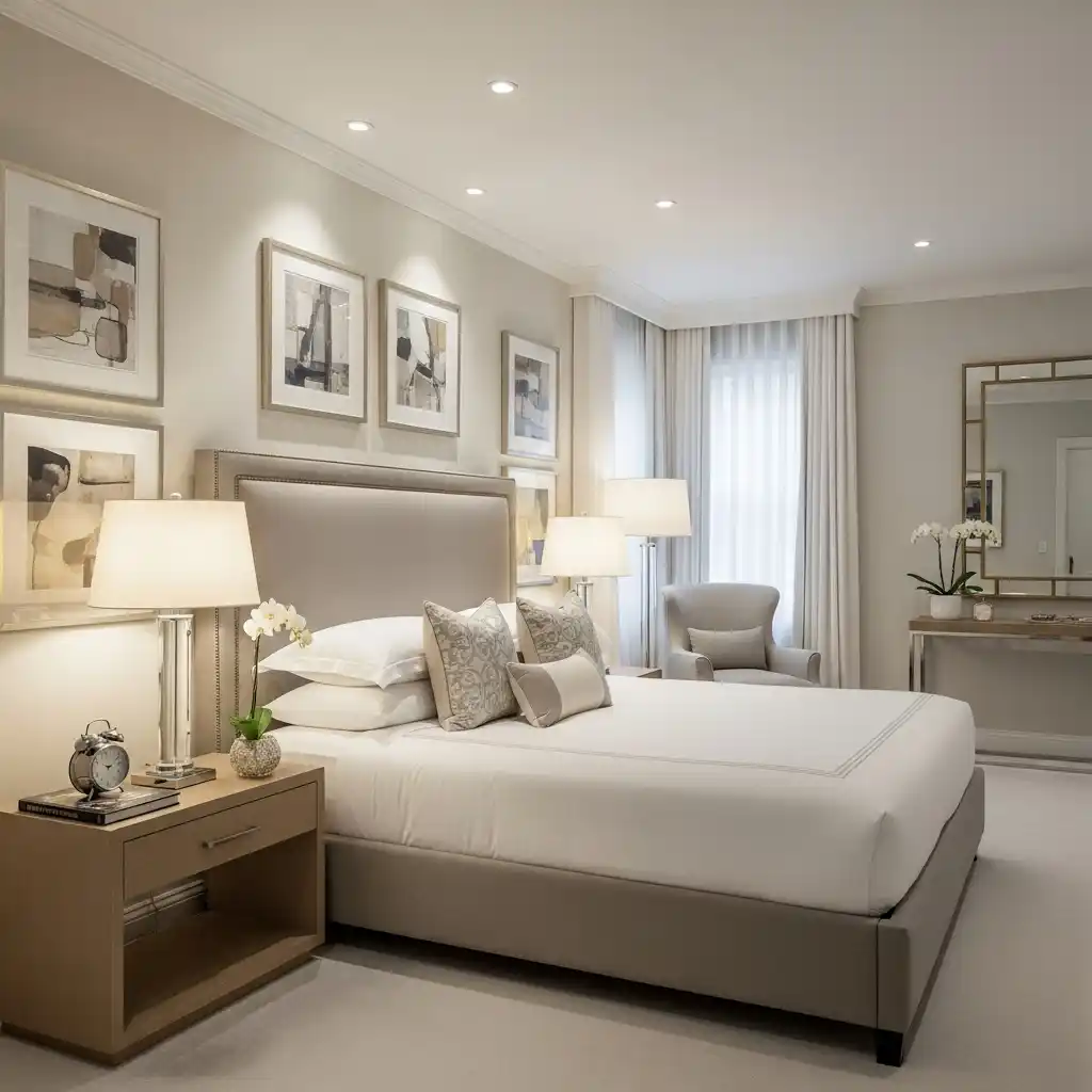 Hotel Inspired Elegant Bedroom