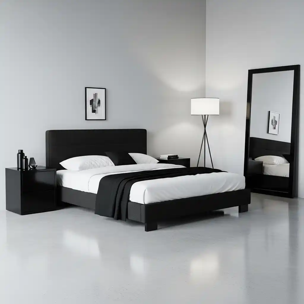 Modern Monochrome Bedroom