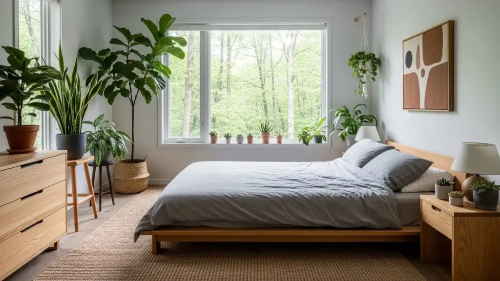 25 Japandi Bedroom Designs for Minimalist Comfort 17 Nature Inspired Decor