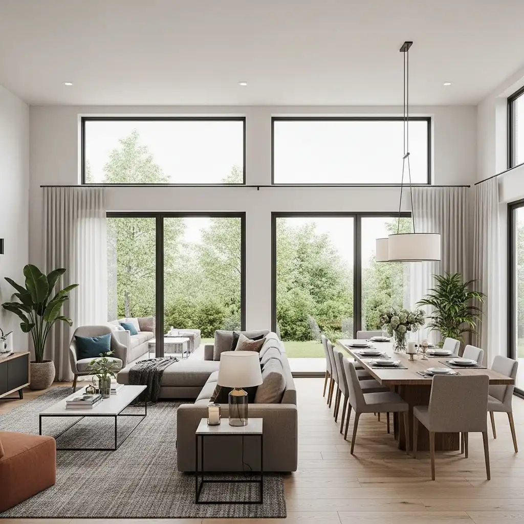 24 House Interior Design Inspirations You’ll Love 4 Open Concept Living Spaces