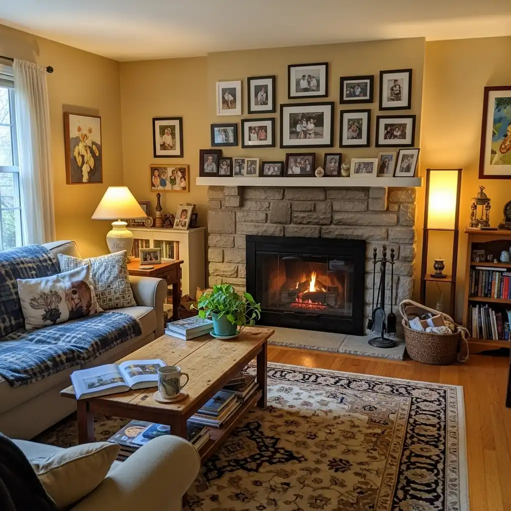 23 Cozy Living Room Ideas for a Warm Home Vibe 22 Personal Decor Touches