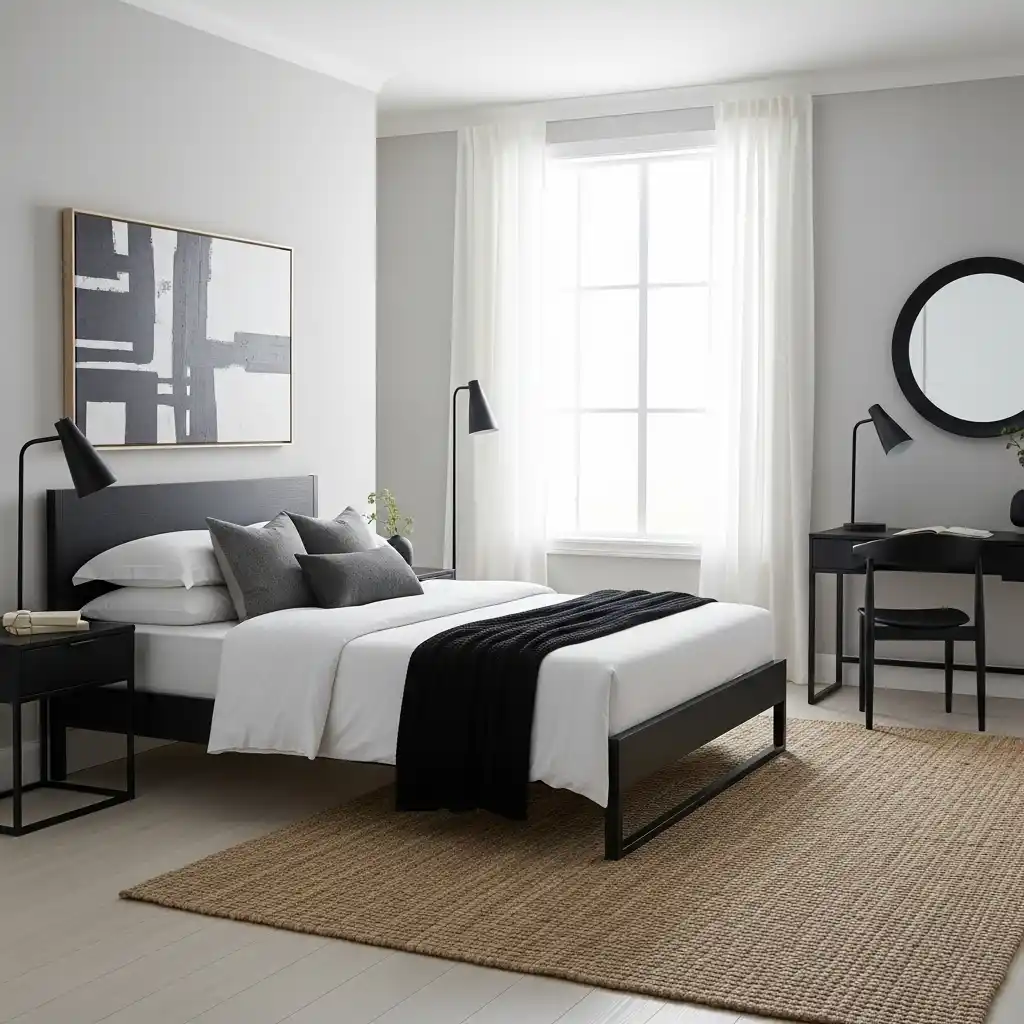 Sleek Modern Black Accents