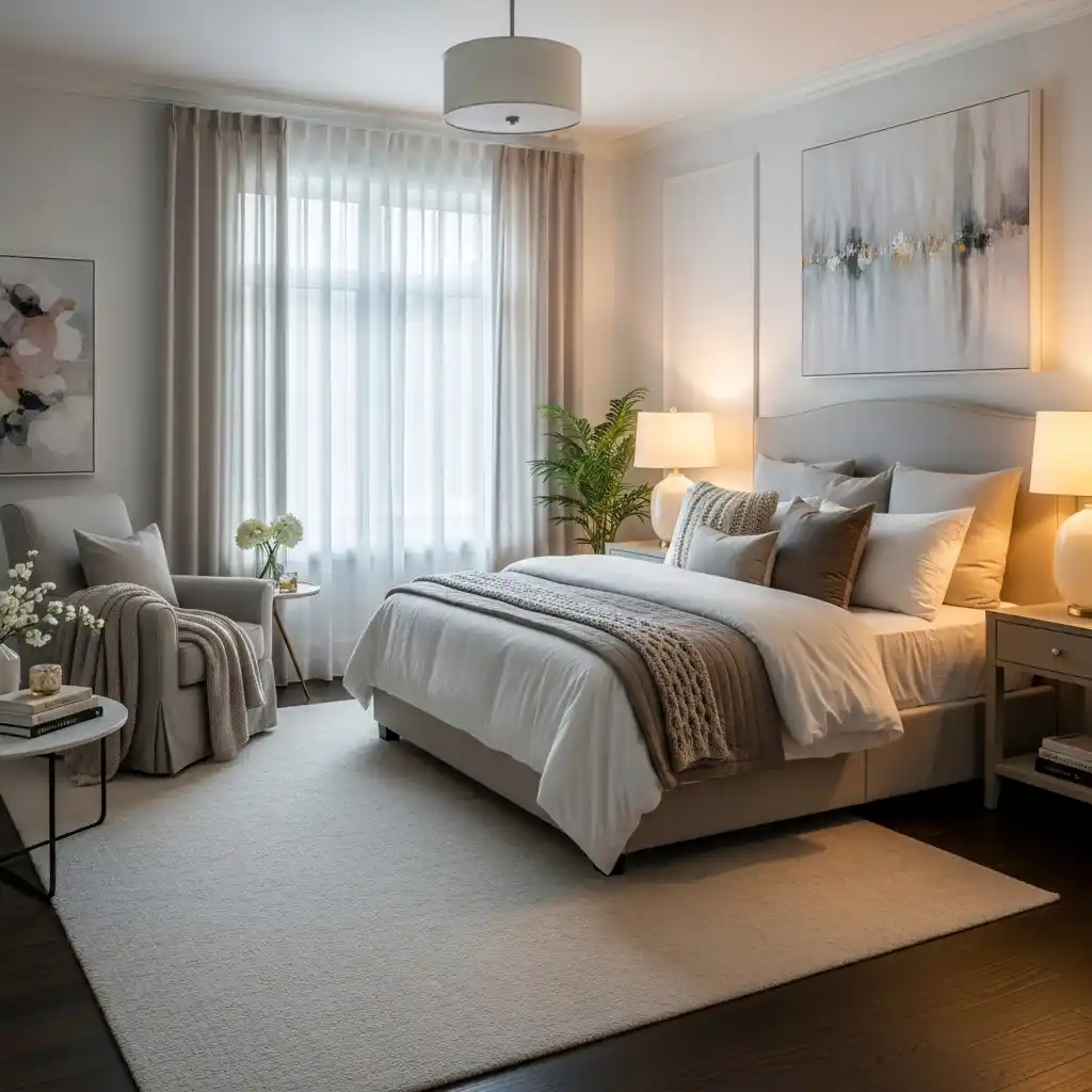 Soft Luxury Bedroom Lighting