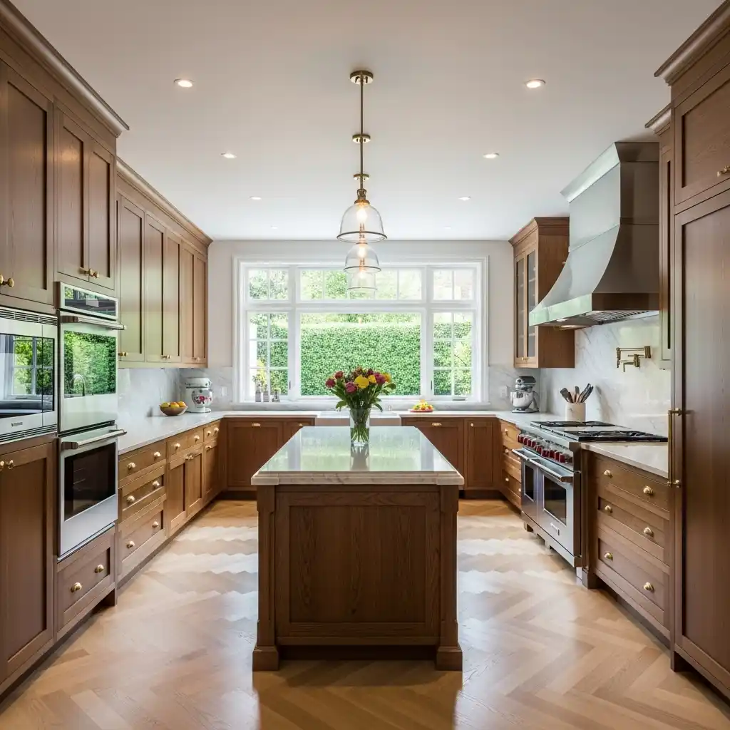 22 Kitchen Layout Ideas to Improve Space Flow 20 Symmetrical Kitchen Layout