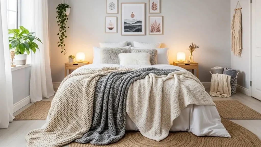 Textured Throw Blankets
