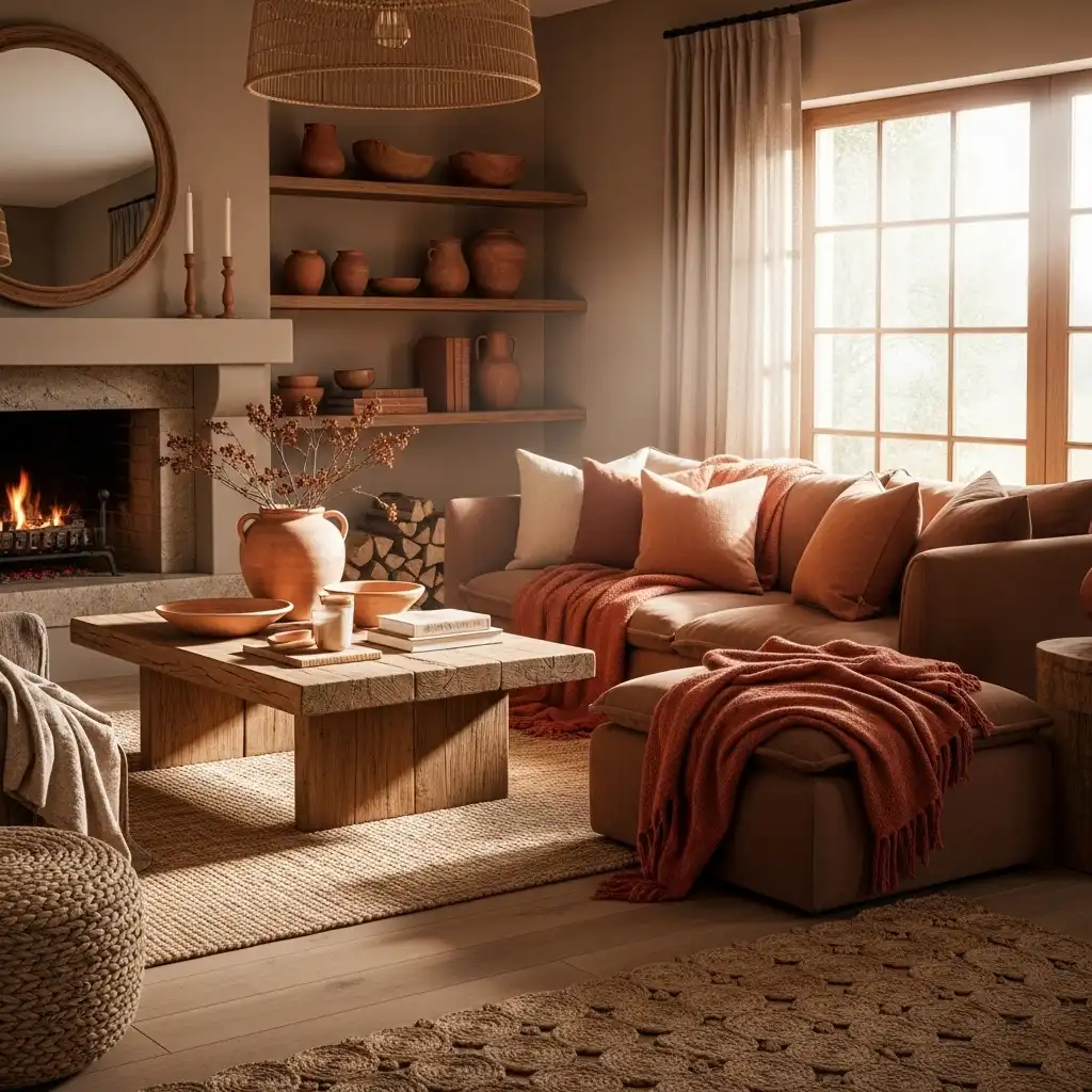 24 House Interior Design Inspirations You’ll Love 5 Warm Earth Tone Decor