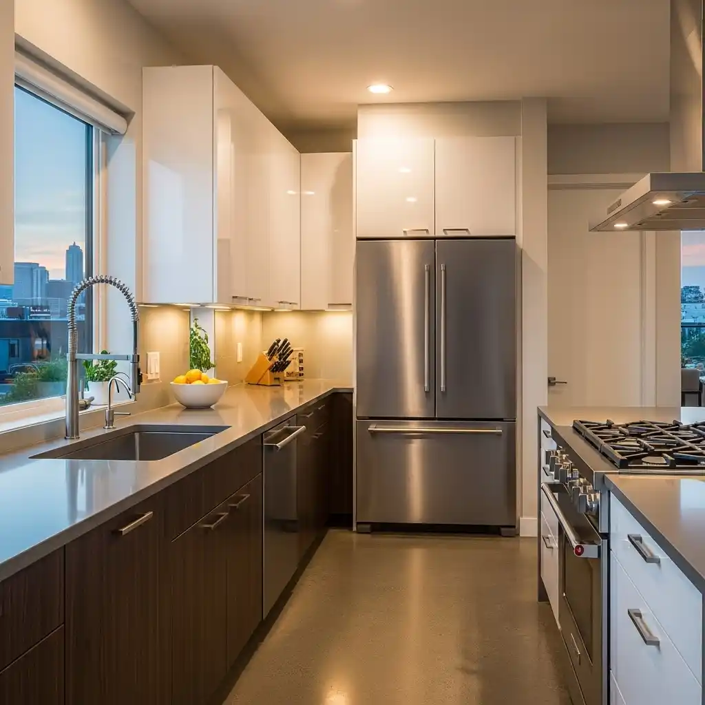 22 Kitchen Layout Ideas to Improve Space Flow 9 Work Triangle Kitchen Layout